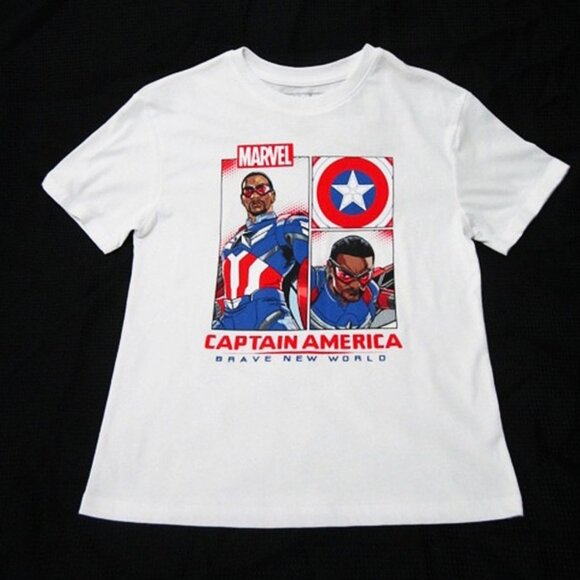 Captain America  Brave New World T-Shirt Hooded Shirt Track Pants Gift Bag NEW - Picture 2 of 6